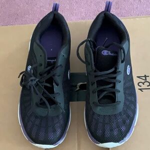 Champion Black and Purple Athletic Shoes